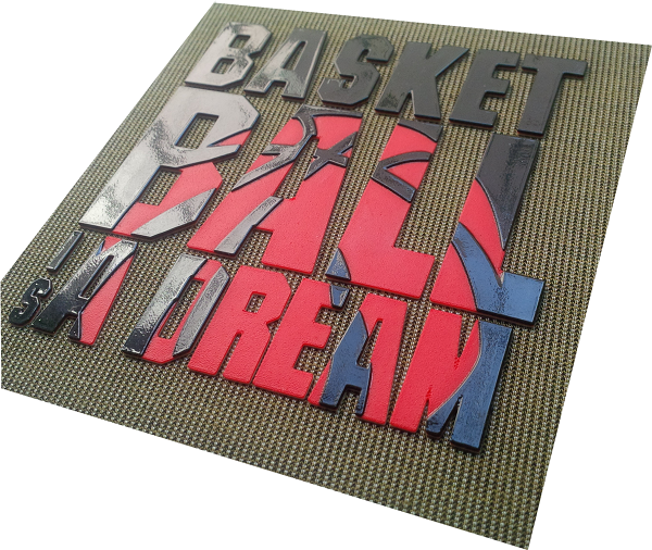  3D Water-Based Transfer Label